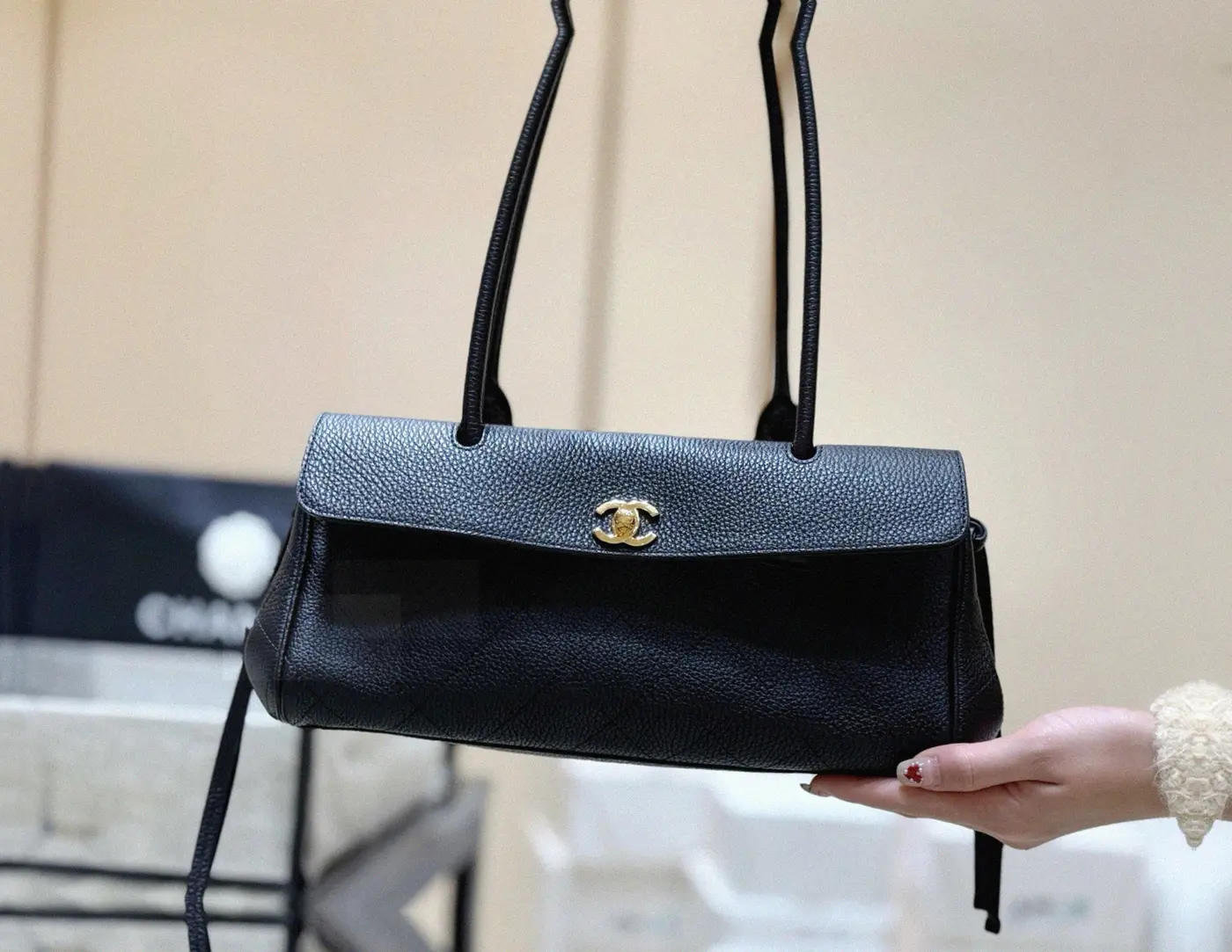 Counterfeit Chanel bags front view visual reference