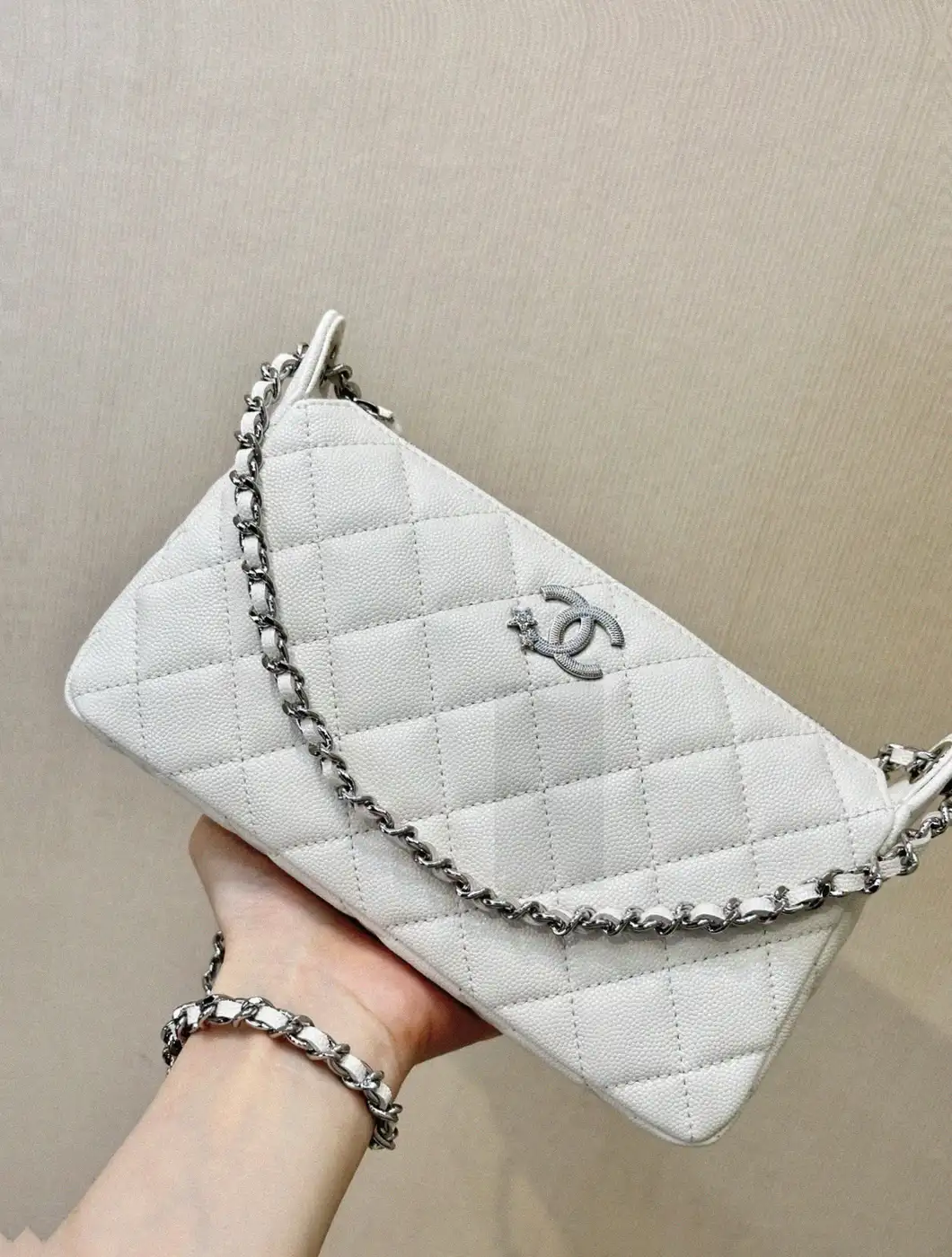 Counterfeit Chanel bags front view visual reference