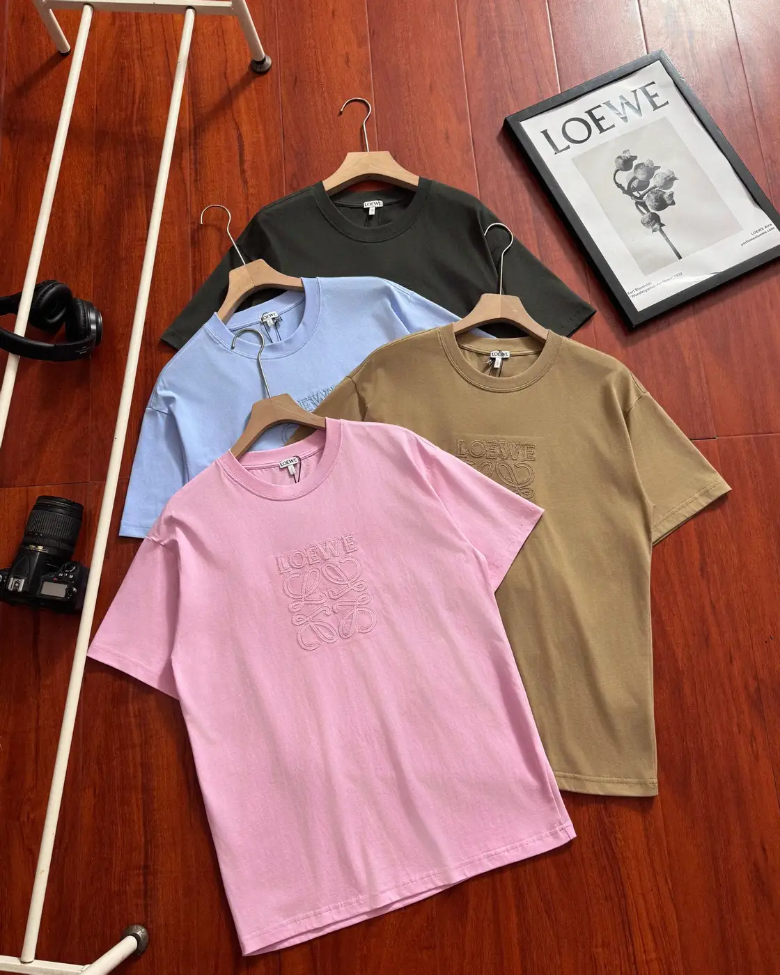 Counterfeit Loewe apparel front view visual reference